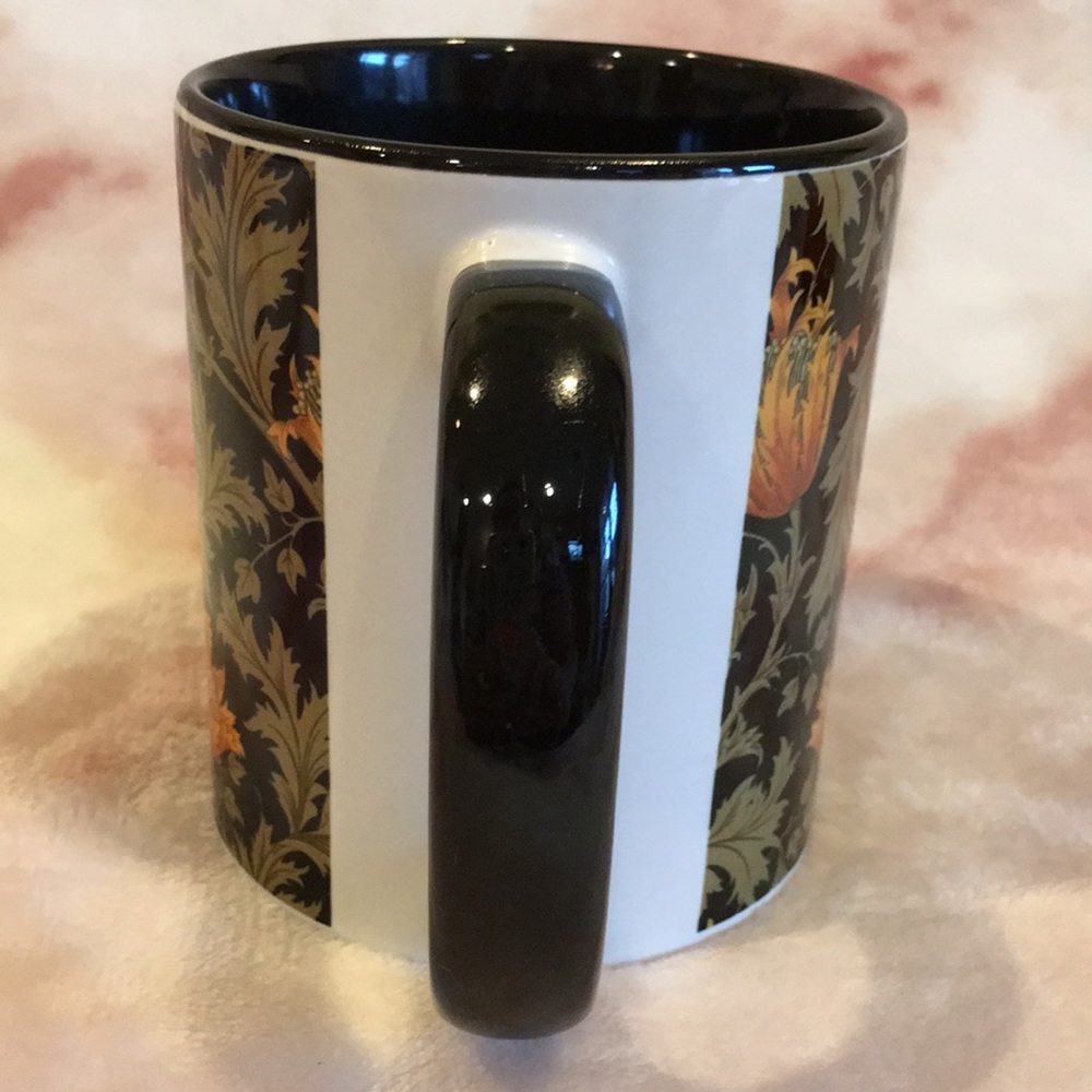 Morris & Co Asters Patterned Coffee Tea Mug, NWOT unboxed. Ceramic - Picture 4 of 7